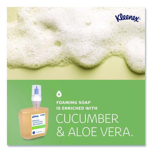 Image of Kleenex® 52788 Botanics Luxury Foam Skin Cleanser, Fresh Scent, 1,200 mL Refill, 4/Carton
