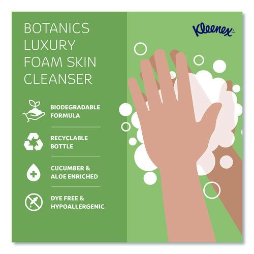 Image of Kleenex® 52788 Botanics Luxury Foam Skin Cleanser, Fresh Scent, 1,200 mL Refill, 4/Carton