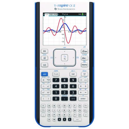 Image of Texas Instruments NSCX2/TBL/1L1 TI-Nspire CX II Graphing Calculator, 10-Digit LCD