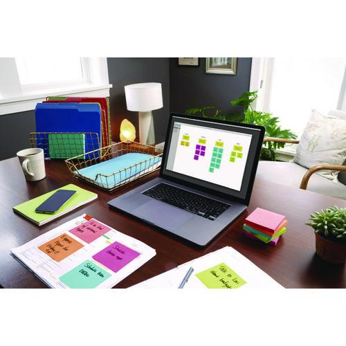 Image of Post-it® Notes 2027-PAS Original Cubes, 3" x 3", Pastels Collection, 400 Sheets/Cube
