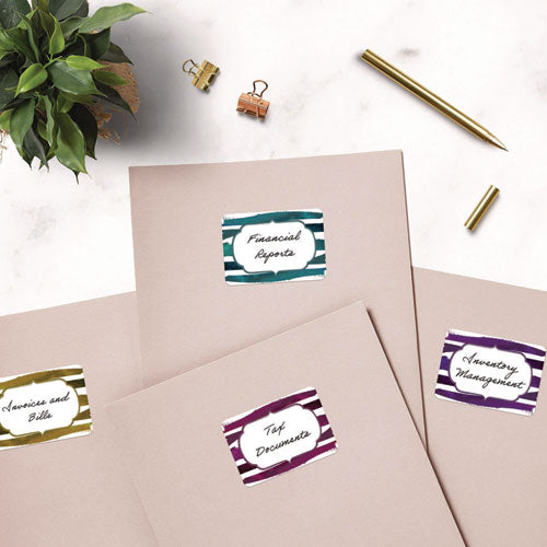 Image of Avery® 42395 Ecofriendly Adhesive Name Badge Labels, 3.38 X 2.33, White, 160/box