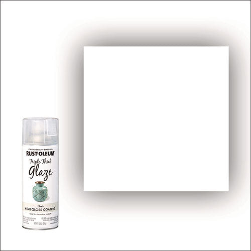 Image of Rust-Oleum® 301416 Specialty Triple Thick Glaze Spray Paint, High Gloss Clear, 12 oz Aerosol Can
