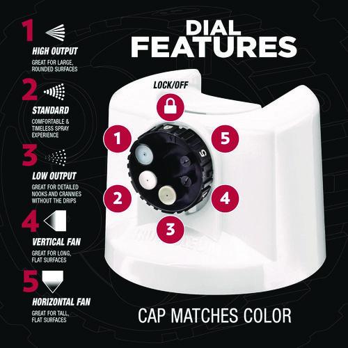 Image of Rust-Oleum® 376856 Stops Rust 5-in-1 Spray Paint, Flat White, 12 oz Aerosol Can