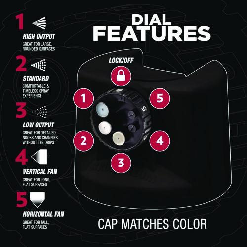 Image of Rust-Oleum® 376869 Stops Rust 5-in-1 Spray Paint, Satin Black, 12 oz Aerosol Can