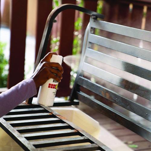 Image of Rust-Oleum® 376886 Stops Rust 5-in-1 Spray Paint, Gloss White, 12 oz Aerosol Can