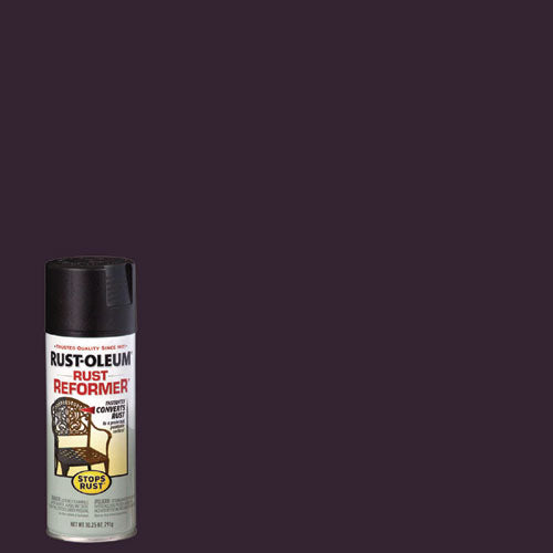 Image of Rust-OleumÂ® Stops Rust Rust Reformer Spray, Black, 10.25 oz Aerosol Can