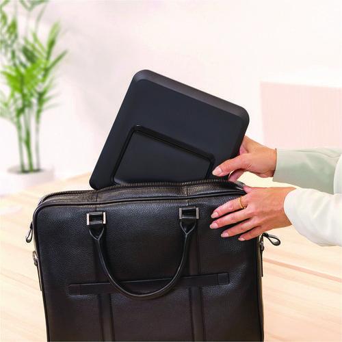 Image of Fellowes® 100098500 Breyta Laptop Stand, 9.25" x 10.55" x 0.55" to 8", Black, Supports Up to 8.8 lbs.