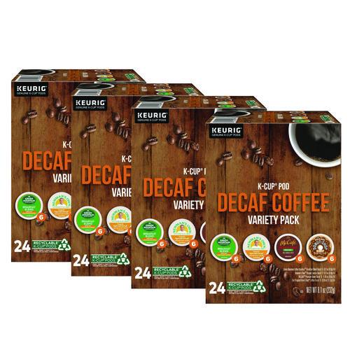 Image of Green Mountain Coffee® 5000374162 Decaf Variety Coffee K-Cups, Assorted Flavors, 96/Carton