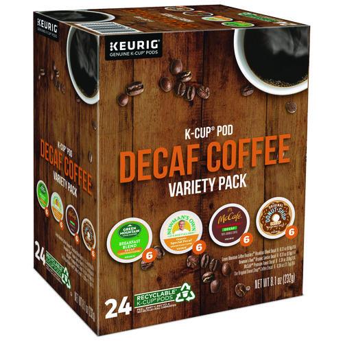 Image of Green Mountain Coffee® 5000374162 Decaf Variety Coffee K-Cups, Assorted Flavors, 96/Carton
