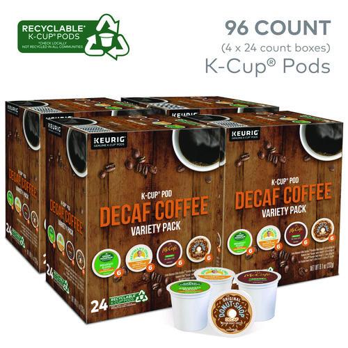 Image of Green Mountain Coffee® 5000374162 Decaf Variety Coffee K-Cups, Assorted Flavors, 96/Carton