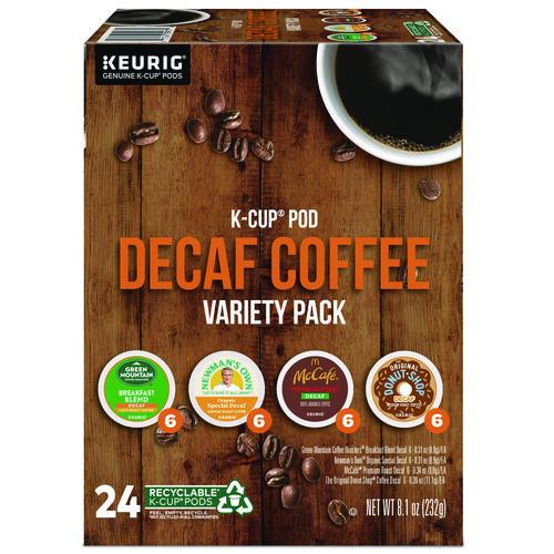 Image of Green Mountain Coffee® 5000374162 Decaf Variety Coffee K-Cups, Assorted Flavors, 0.38 oz K-Cup, 24/Box