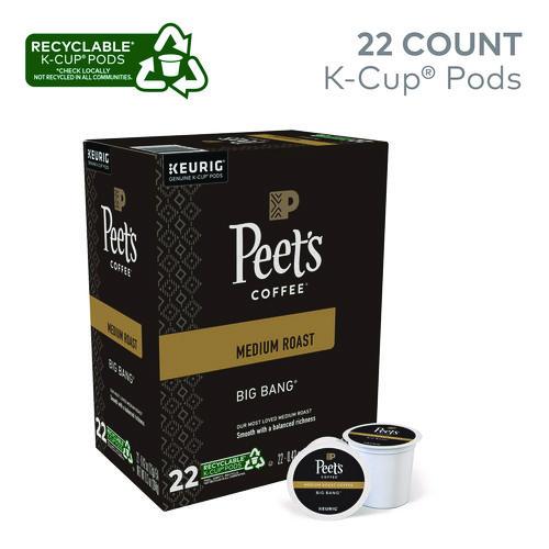 Image of Peet's Coffee & Tea® 5000377811 Big Bang K-Cups, 88/Carton