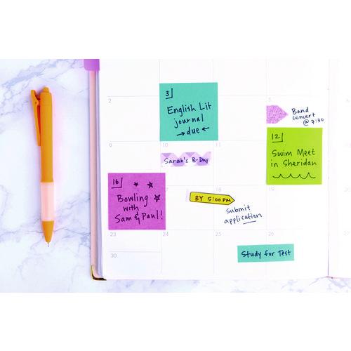 Image of Post-it® Notes 2027-PAS Original Cubes, 3" x 3", Pastels Collection, 400 Sheets/Cube