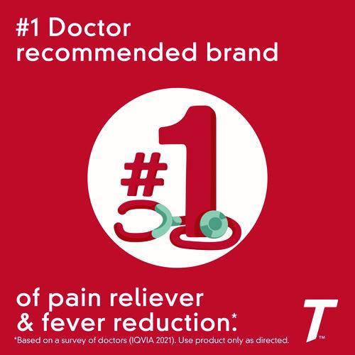 Image of Tylenol® 044909 Extra Strength Pain Reliever Caplets, 100 Count