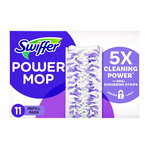 Image of Swiffer® 80769158 PowerMop Mopping Pads, 11.41 x 5.31, 11/Box, 2 Boxes/Carton