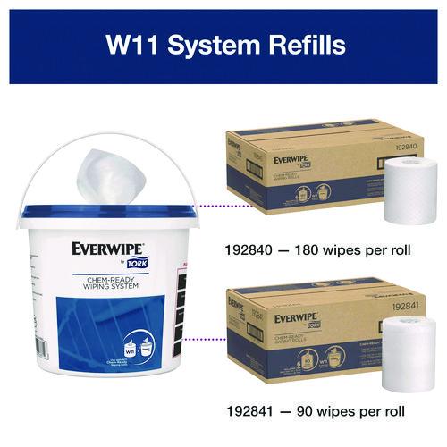 Image of Tork® 192850 Chem-Ready Buckets, 8.5 x 7 x 7, White, 5/Carton