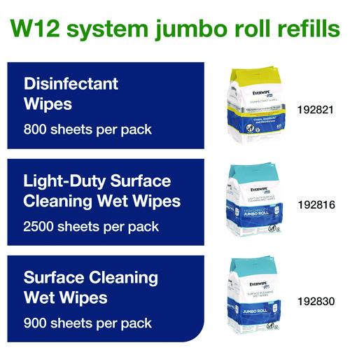 Image of Tork® 192851 Centerfeed Wet Wipe Dispenser, 10.04 x 10.73 x 13.18, White