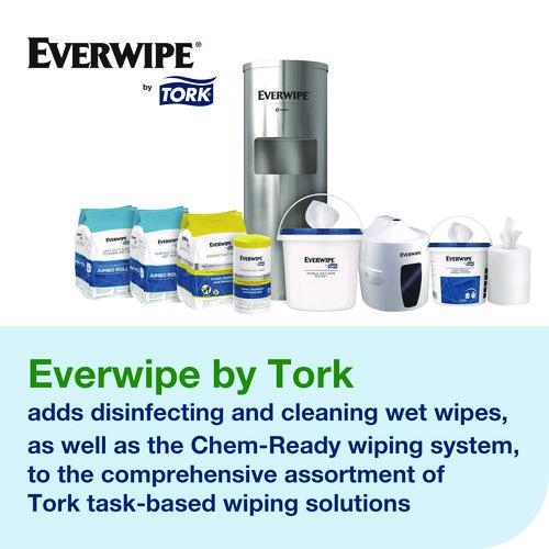 Image of Tork® 192851 Centerfeed Wet Wipe Dispenser, 10.04 x 10.73 x 13.18, White