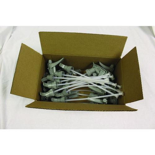 Image of Boardwalk® 511302 Chemical-Resistant Trigger Sprayer 320CR, Fits 32 oz Bottles, 9.5" Tube, Gray, 24/Carton