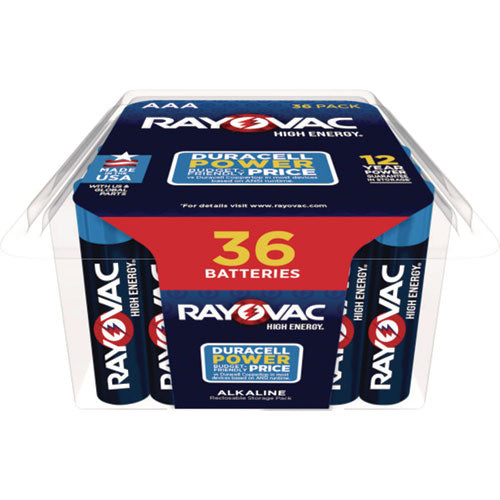 Image of Rayovac® 82436PPK Alkaline Aaa Batteries, 36/pack