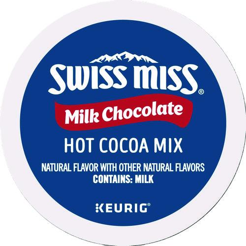 Image of Swiss Miss® 5000345150 Milk Chocolate Hot Cocoa K-Cups, 88/Carton