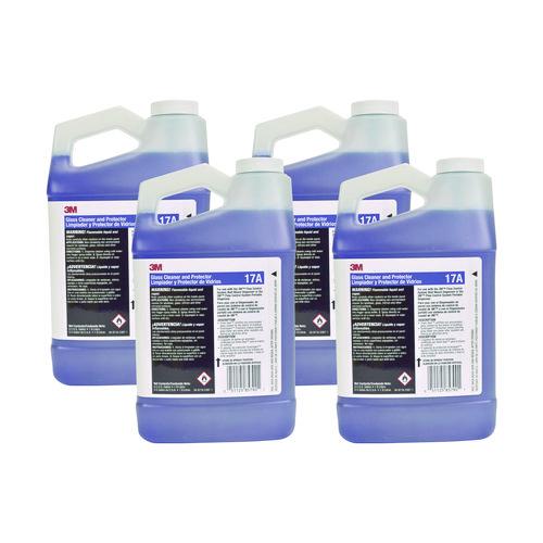 Image of 3M 17A Glass Cleaner And Protector Concentrate, 2 L Bottle, 4/carton