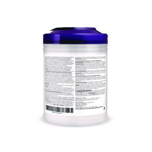 Image of PDI® P86984CT Super Sani-Cloth Disinfecting Wipes, 15 x 7.5, Unscented, White, 75 Wipes/Canister, 6/Carton