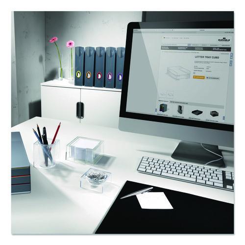 Image of Durable® 770657 VARICOLOR Plastic Magazine Racks, 2.88w x 9.5d x 12h, Gray/Multicolor, 5/Pack
