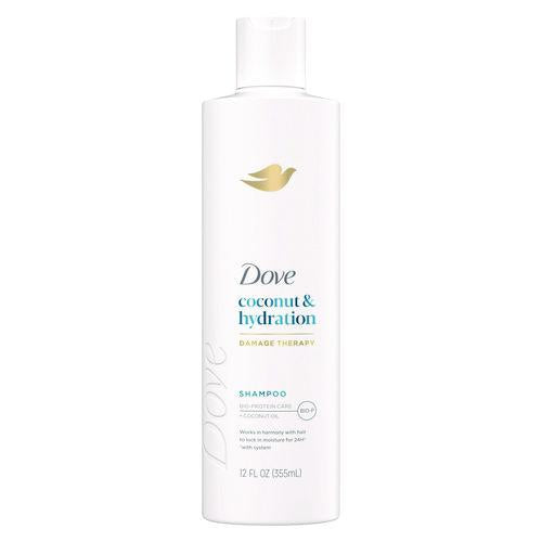 Image of Dove® 69795721 Coconut Shampoo, 12 oz Bottle, 6/Carton