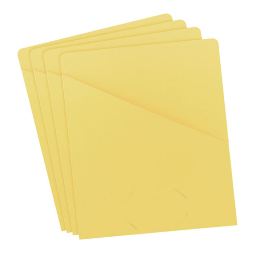 Image of Smead 75434 File Jackets, Letter Size, Yellow, 25/pack