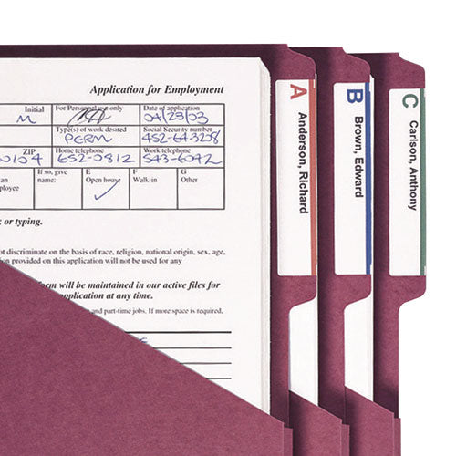 Image of Smead 75445 File Jackets, Letter Size, Assorted, 5/pack