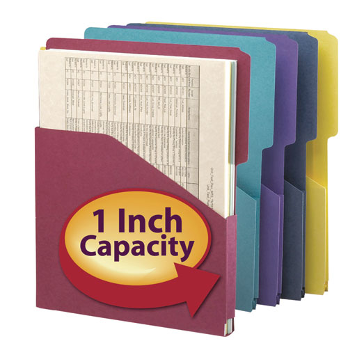 Image of Smead 75445 File Jackets, Letter Size, Assorted, 5/pack