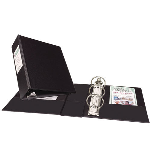 Image of Avery® 27554 Mini Size Durable Non-View Binder With Round Rings, 3 Rings, 2" Capacity, 8.5 X 5.5, Black