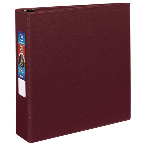 Image of Avery® 79362 Heavy-Duty Non-View Binder With Durahinge And One Touch Ezd Rings, 3 Rings, 2" Capacity, 11 X 8.5, Maroon
