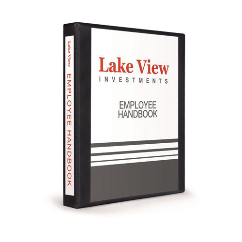 Image of Avery® 79699 Heavy-Duty View Binder With Durahinge And One Touch Ezd Rings, 3 Rings, 1" Capacity, 11 X 8.5, Black
