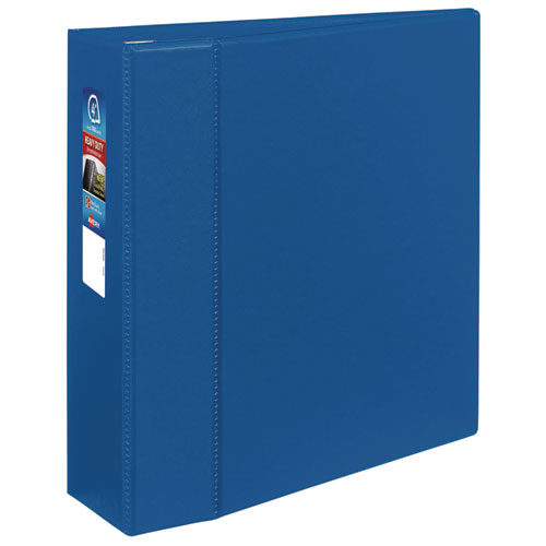 Image of Avery® 79884 Heavy-Duty Non-View Binder With Durahinge And Locking One Touch Ezd Rings, 3 Rings, 4" Capacity, 11 X 8.5, Blue