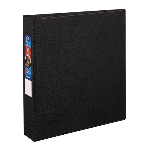 Image of Avery® 79985 Heavy-Duty Non-View Binder With Durahinge And One Touch Ezd Rings, 3 Rings, 1.5" Capacity, 11 X 8.5, Black