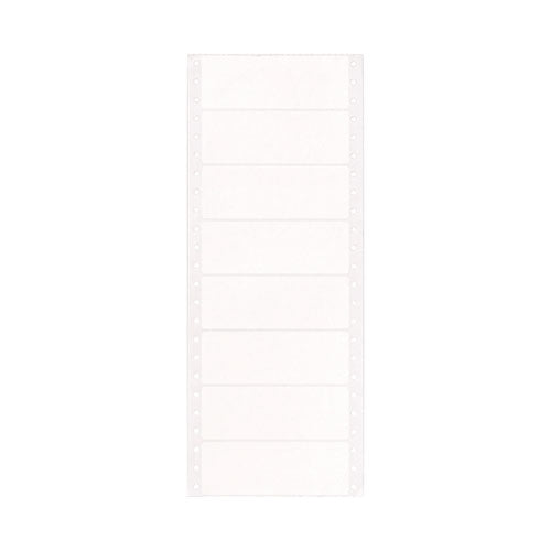 Image of Avery® 04014 Dot Matrix Printer Mailing Labels, Pin-Fed Printers, 1.44 X 4, White, 5,000/box
