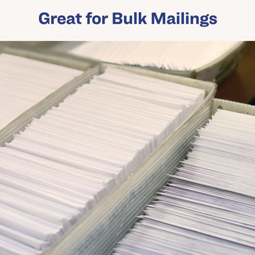 Image of Avery® 04022 Dot Matrix Printer Mailing Labels, Pin-Fed Printers, 1.94 X 4, White, 5,000/box