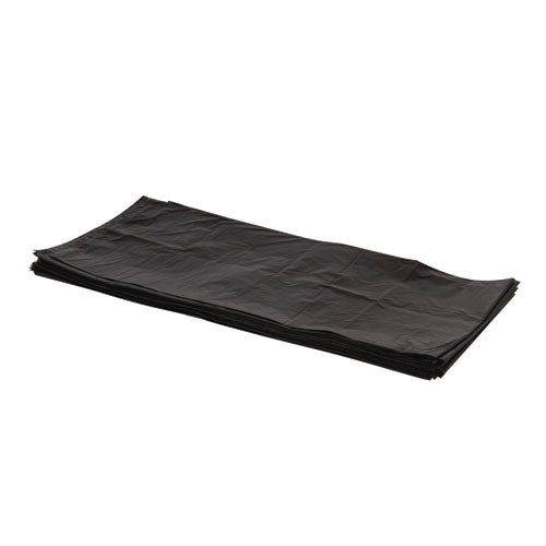 Image of Heritage H4832TK Linear Low-Density Can Liners, 16 gal, 0.9 mil, 24" x 32", Black, Flat Pack, 500/Carton