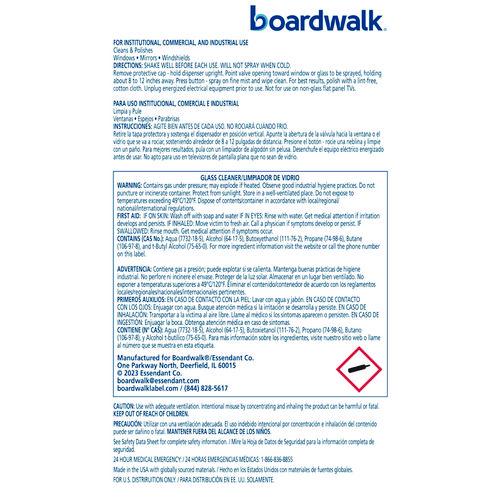 Image of Boardwalk® 1041288 Heavy-Duty Glass Cleaner, Sweet Scent, 19 oz, Aerosol Spray