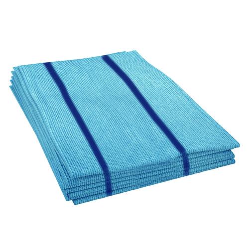 Image of Boardwalk® 3283 Antimicrobial Foodservice Wipers, 1-Ply, 12 x 21, Blue, 150/Carton