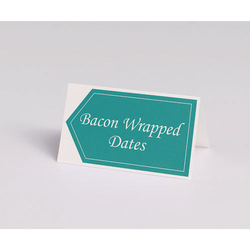 Image of Avery® 05302 Small Tent Card, White, 3.5 x 2, 4 Cards/Sheet, 40 Sheets/Pack