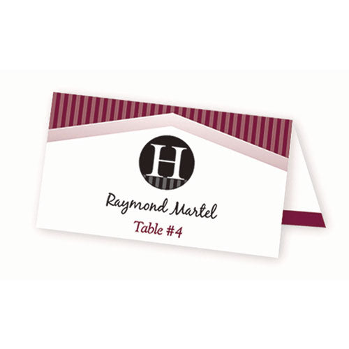 Image of Avery® 05302 Small Tent Card, White, 3.5 x 2, 4 Cards/Sheet, 40 Sheets/Pack