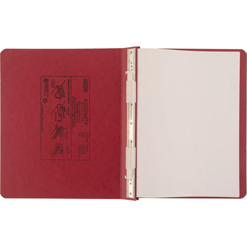 Image of ACCO 54129 Presstex Covers With Storage Hooks, 2 Posts, 6" Capacity, 11 X 8.5, Executive Red