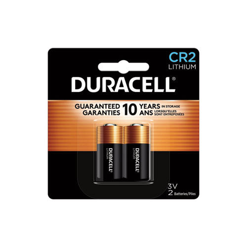 Image of Duracell® CR2B2PK Specialty High-Power Lithium Batteries, CR2, 3 V, 2/Pack