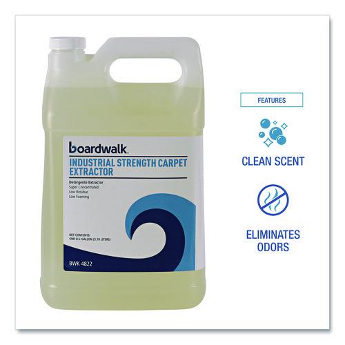 Image of Boardwalk® BWK 4822EA Industrial Strength Carpet Extractor, Clean Scent, 1 Gal Bottle