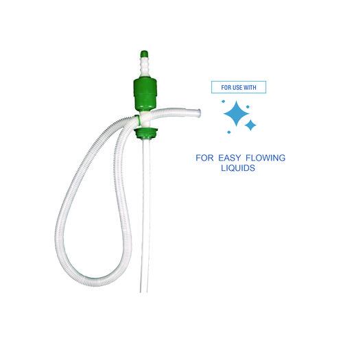 Image of Boardwalk® 516116 Drum Pump, 5 gpm, Plastic, 46" Tall, Clear, 25/Carton