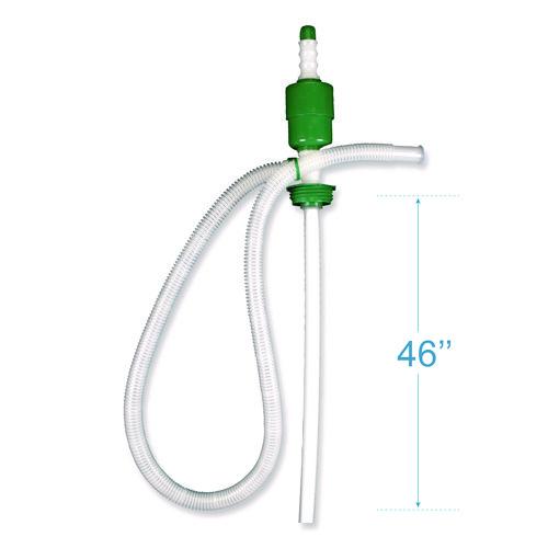 Image of Boardwalk® BWK00423 Drum Pump, 5 gpm, Plastic, 46" Tall, Clear