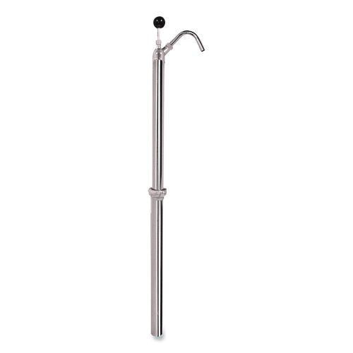Image of Boardwalk® 517108 Bottle Pump, 22 oz Output, Steel, 42.5" Tall, Chrome, 6/Carton